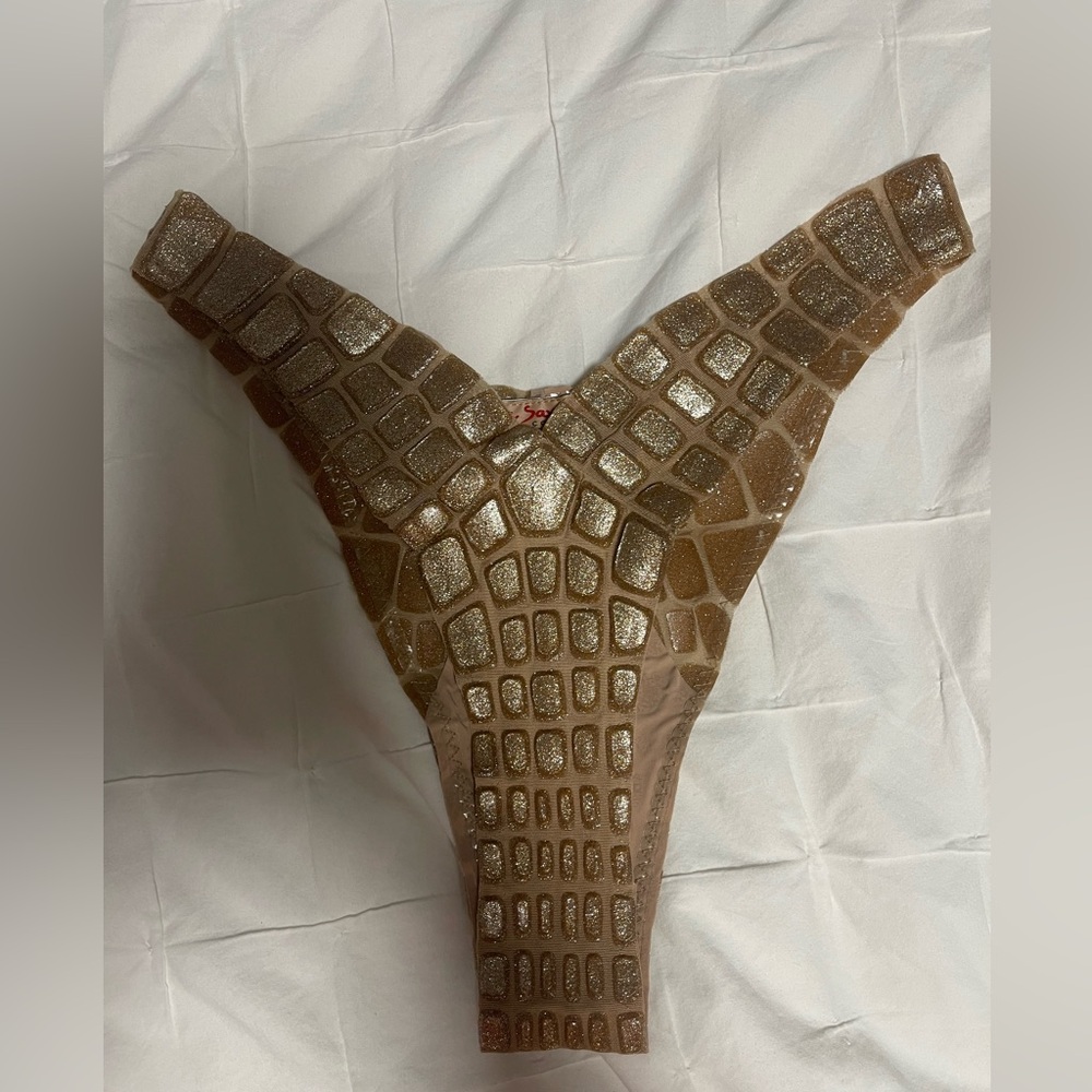 Couture Gold Bikini Butterfly Bottoms